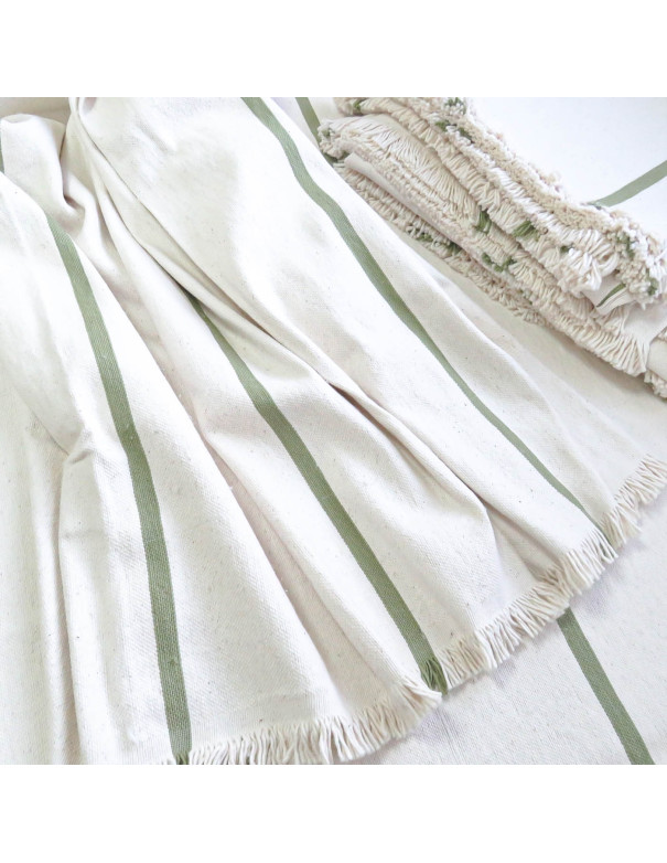 Manta Ludmila (Verde) - Deco Por Mayor