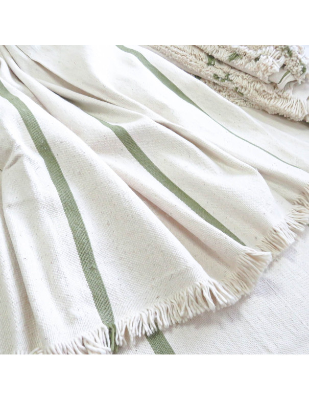 Manta Ludmila (Verde) - Deco Por Mayor