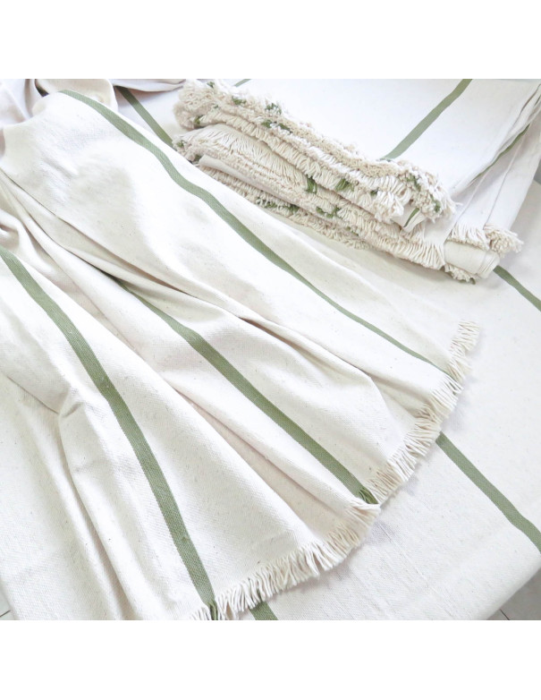 Manta Ludmila (Verde) - Deco Por Mayor