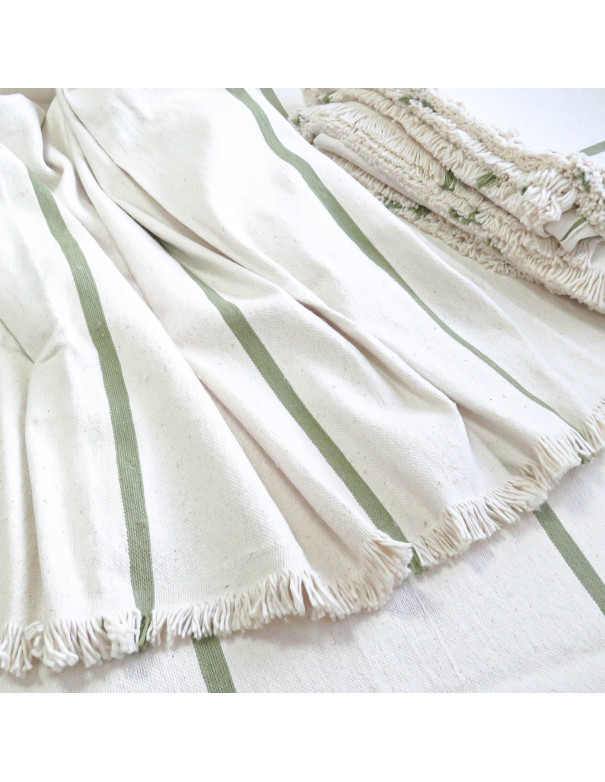 Manta Ludmila (Verde) - Deco Por Mayor