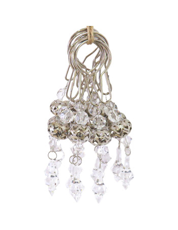 Ganchos Para Cortinas Margarita x6 - Deco Por Mayor