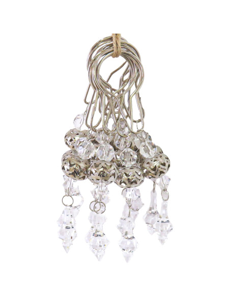 Ganchos Para Cortinas Margarita x6 - Deco Por Mayor