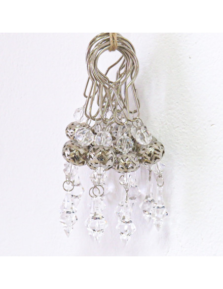 Ganchos Para Cortinas Margarita x6 - Deco Por Mayor