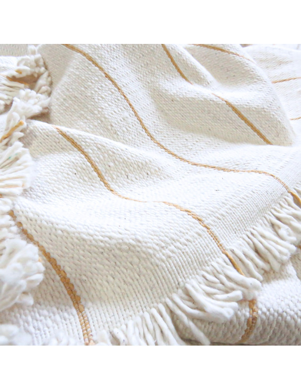 Manta Lili (Ocre) - Deco Por Mayor