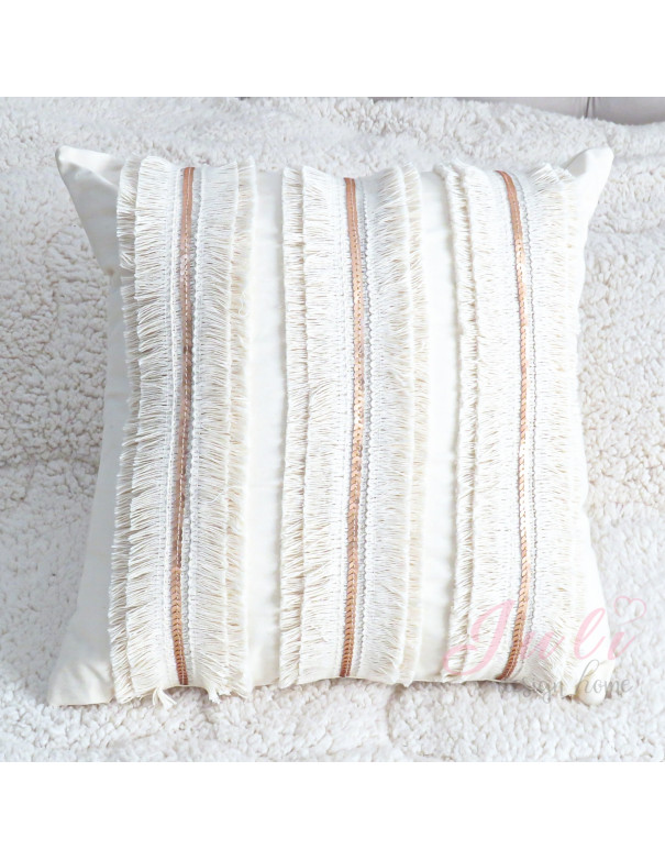 Almohadón Boho Luna 40x40 Cobre - Deco Por Mayor