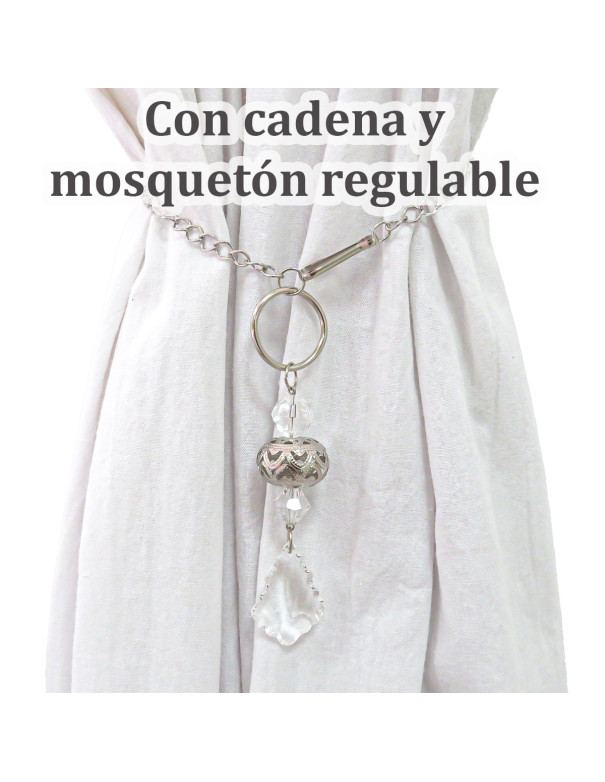 Sujeta Cortinas Gise - Deco Por Mayor