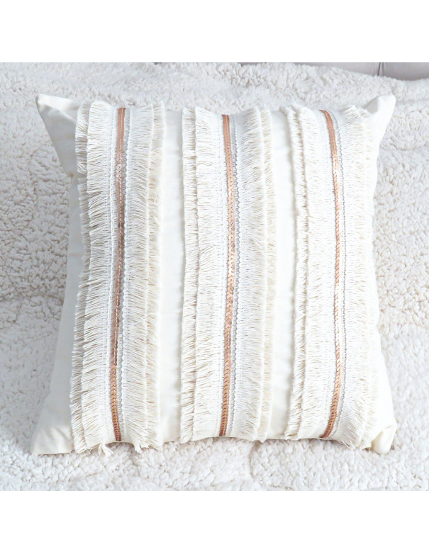 Almohadón Boho Luna 40x40 Cobre - Deco Por Mayor