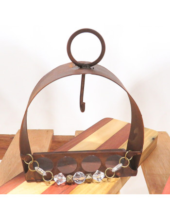 Porta Espiral Hierro Boho - Deco Por Mayor