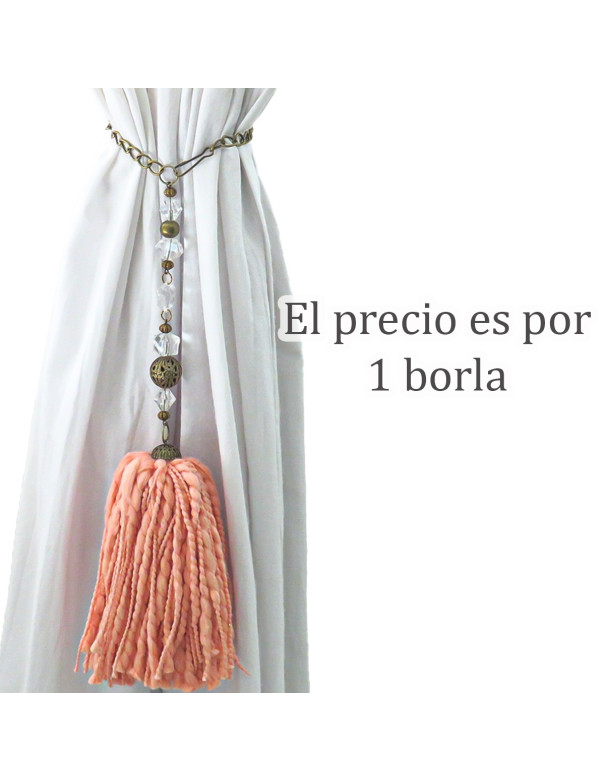 Borla Guada (Salmón) - Deco Por Mayor