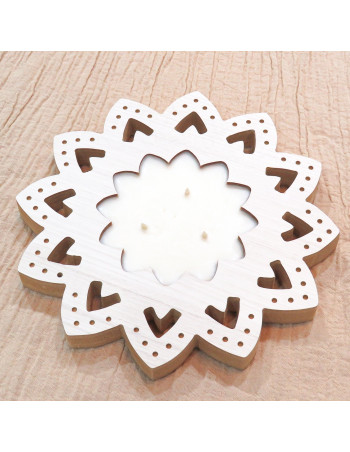 Vela Marroqui (25cm) Blanco - Deco Por Mayor 2