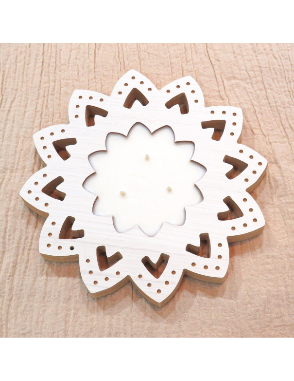 Vela Marroqui (25cm) Blanco - Deco Por Mayor