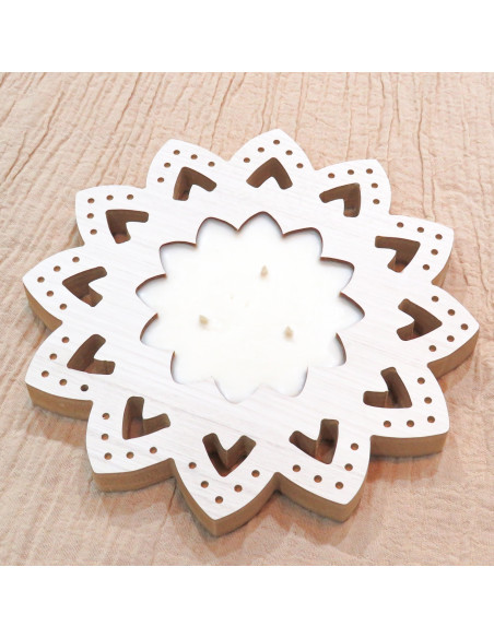 Vela Marroqui (20cm) Blanco - Deco Por Mayor