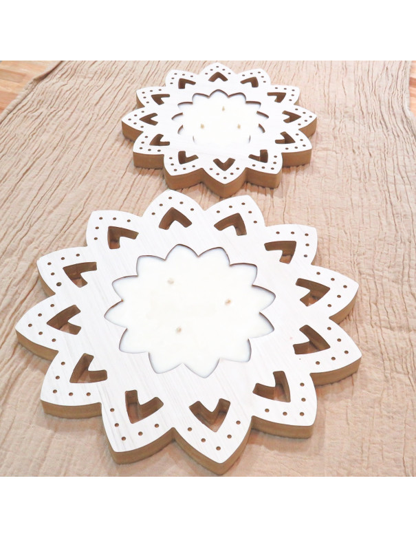 Vela Marroqui (20cm) Blanco - Deco Por Mayor