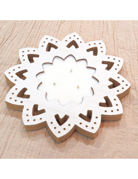 Vela Marroqui (20cm) Blanco - Deco Por Mayor