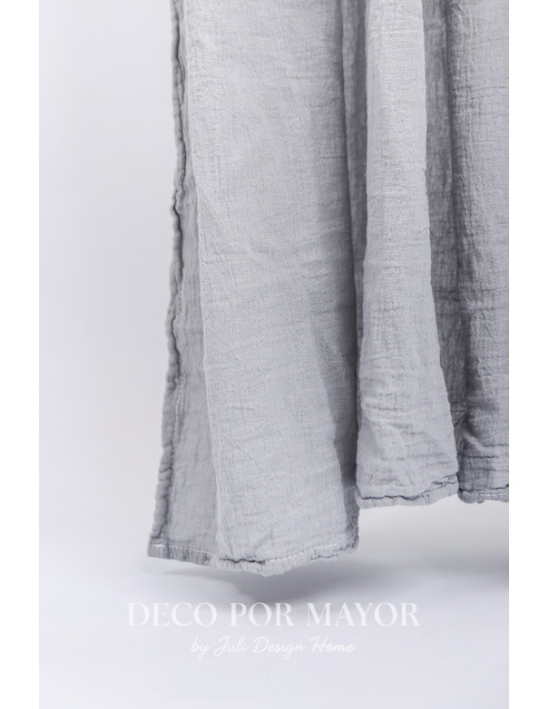 Cortina de Lazo Gris Perla - Deco Por Mayor