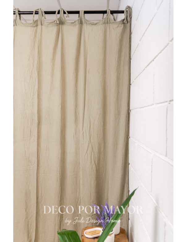 Cortina de Lazo Cemento - Deco Por Mayor