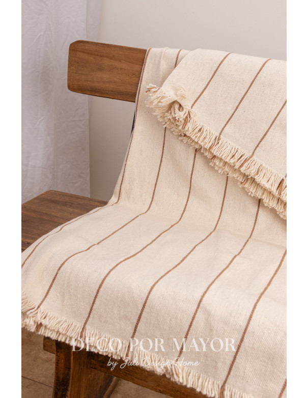 Manta Lili (Marrón) - Deco Por Mayor