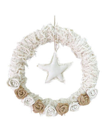 Corona Navideña 35cm (Con Luces) - Deco Por Mayor 2