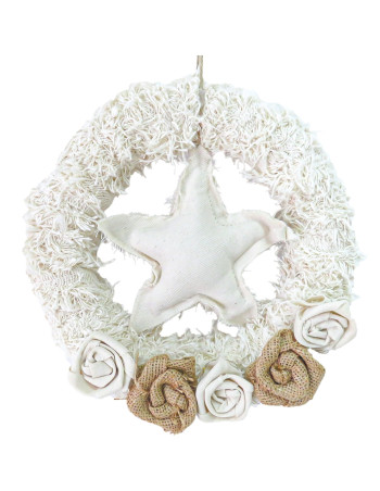 Corona Navideña 20cm (Con Luces) - Deco Por Mayor 2