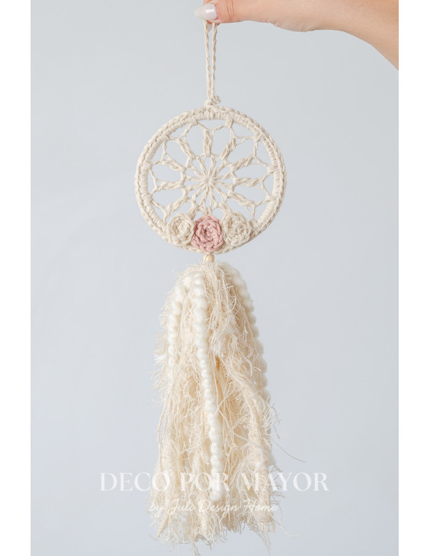 Atrapasueños Tejido 10cm  - Deco Por Mayor