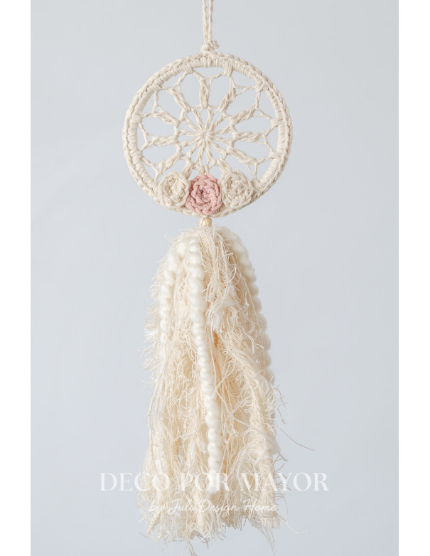 Atrapasueños Tejido 10cm  - Deco Por Mayor