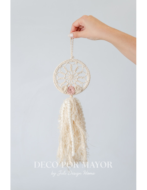 Atrapasueños Tejido 10cm  - Deco Por Mayor