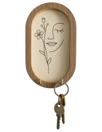 Porta Llaves Mujer Oval - Deco Por Mayor