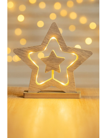 Estrella Navidad Con Luces - Deco Por Mayor 2