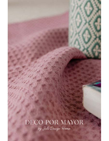 Repasador Nido De Abeja (Rosa) - Deco Por Mayor