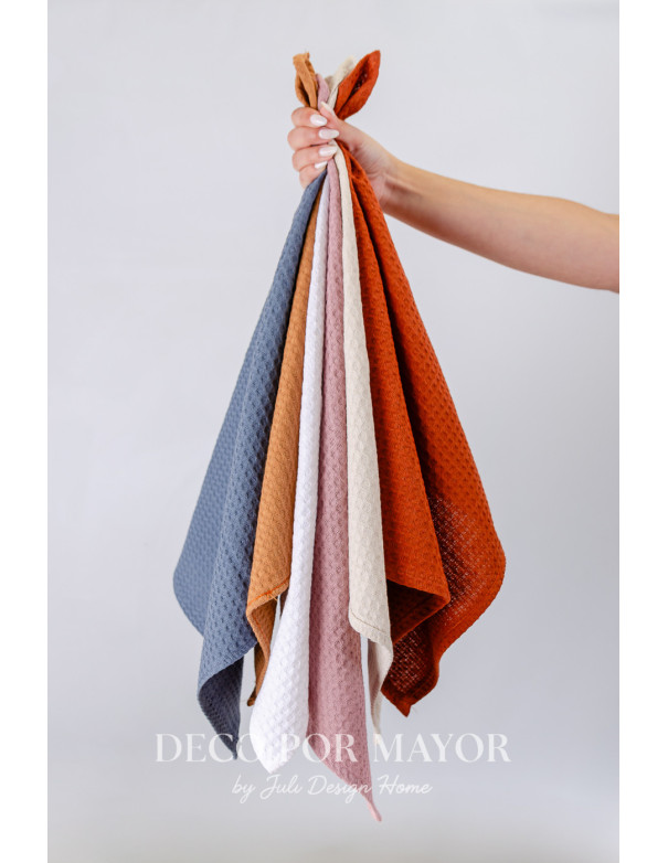 Repasador Nido De Abeja (Gris) - Deco Por Mayor