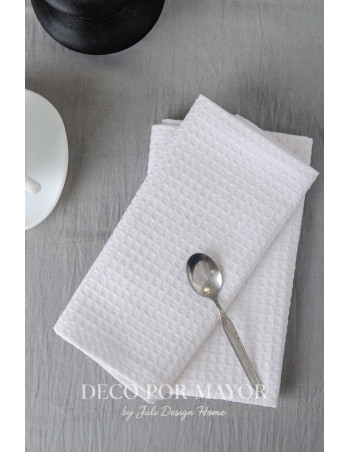 Repasador Nido De Abeja (Blanco) - Deco Por Mayor 2