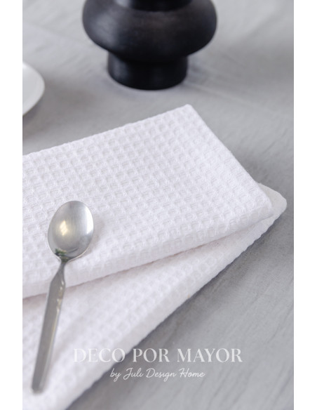 Repasador Nido De Abeja (Blanco) - Deco Por Mayor