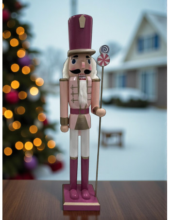 Cascanueces Grande 60cm (Rosa) - Deco Por Mayor