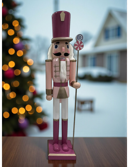 Cascanueces Grande 60cm (Rosa) - Deco Por Mayor