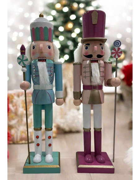 Cascanueces Grande 60cm (Celeste) - Deco Por Mayor