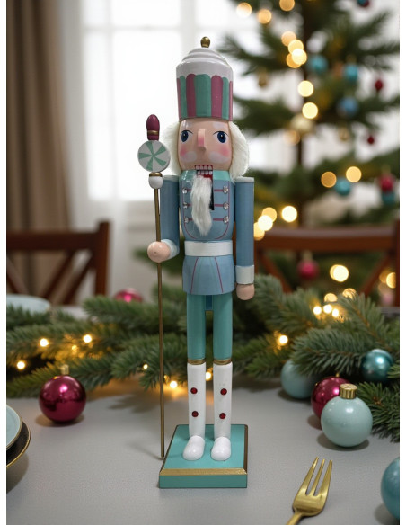 Cascanueces Grande 60cm (Celeste) - Deco Por Mayor