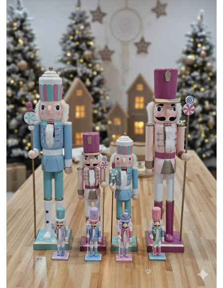 Cascanueces Grande 60cm (Celeste) - Deco Por Mayor