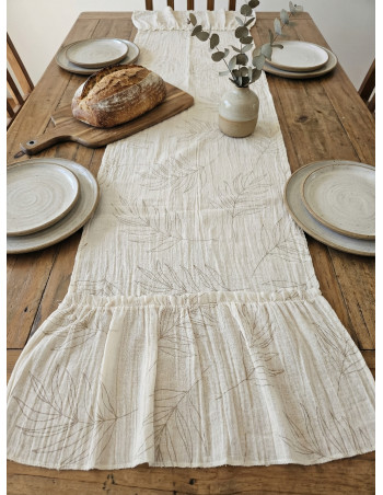 Camino de Mesa Con Volados Federica - Deco Por Mayor 2