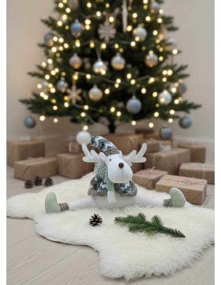 Peluche de Reno Acrobata Navideño - Deco Por Mayor