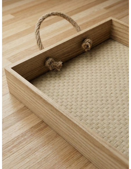 Bandeja Con Manija (Madera) - Deco Por Mayor