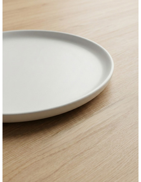 Plato Playo 28cm (Blanco Mate) - Deco Por Mayor