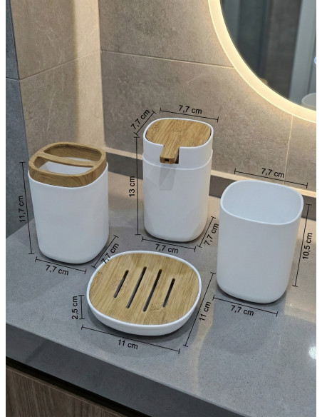 Set de Baño x4  - Deco Por Mayor