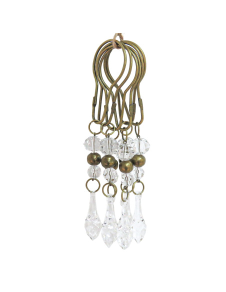 Ganchos Para Cortinas Antonia x6 - Deco Por Mayor