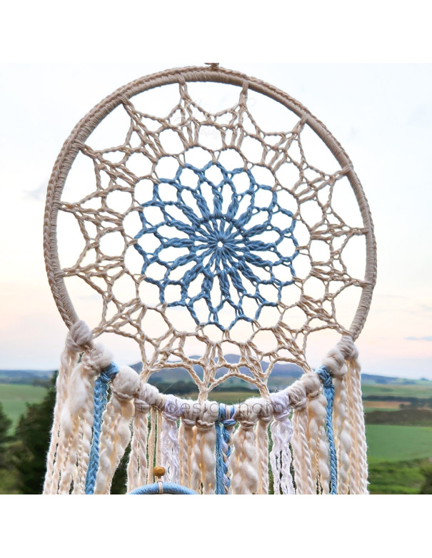 atrapasueño a crochet