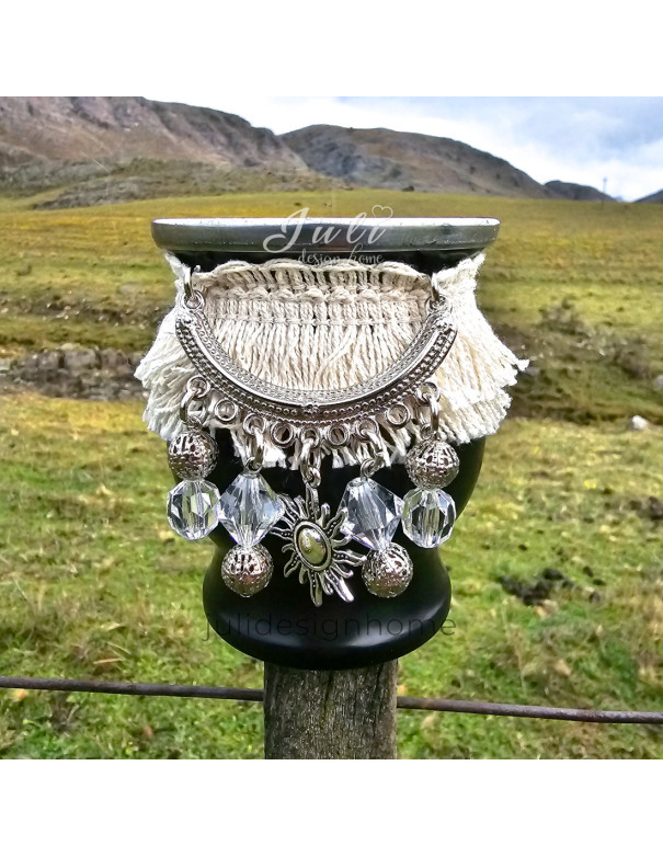 Mate Boho (Negro) - Deco Por Mayor