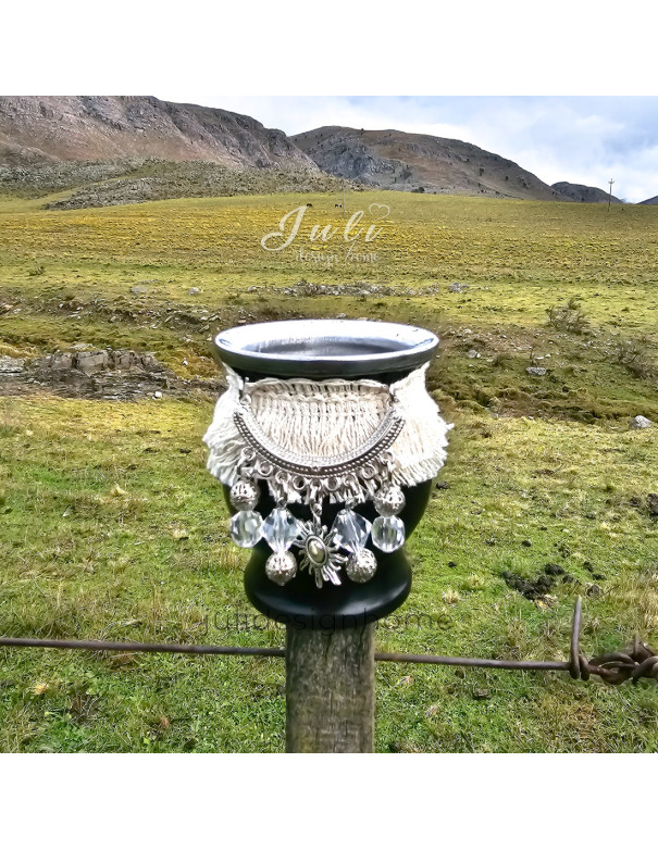 Mate Boho (Negro) - Deco Por Mayor