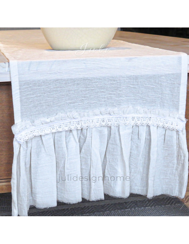 camino de mesa con volados