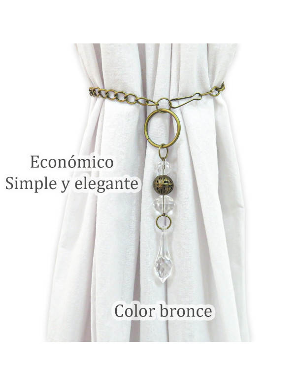 Sujetador de cortinas bijou