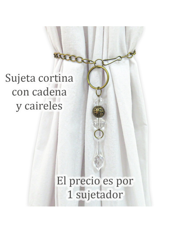 sujeta cortinas cairel