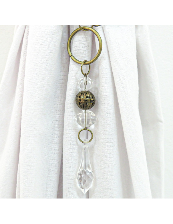 Agarradera de cortinas decoración